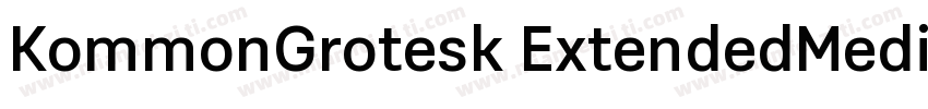 KommonGrotesk ExtendedMedium字体转换